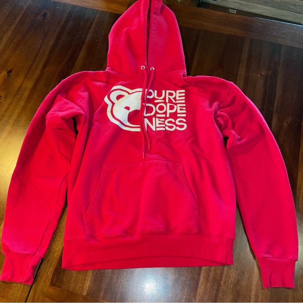 Red Hoodie Sweatshirt! PURE DOPE NESS!